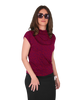 High Neck Cap Sleeve Top - Girls in STEM Print