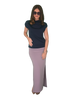 High Neck Cap Sleeve Top