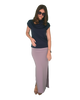 High Neck Cap Sleeve Top