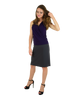 Knee length skirt