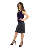 Knee length skirt