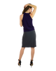 Knee length skirt