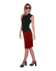 Knee length skirt