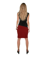 Knee length skirt