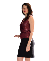 Knee length skirt