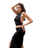 Sarong Set - Tie Back Top and Sarong Skirt with Slit