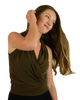 Signature  Sleeveless Faux Wrap Top