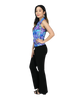 Signature Sleeveless Faux Wrap Top - Fantastic Flora Print