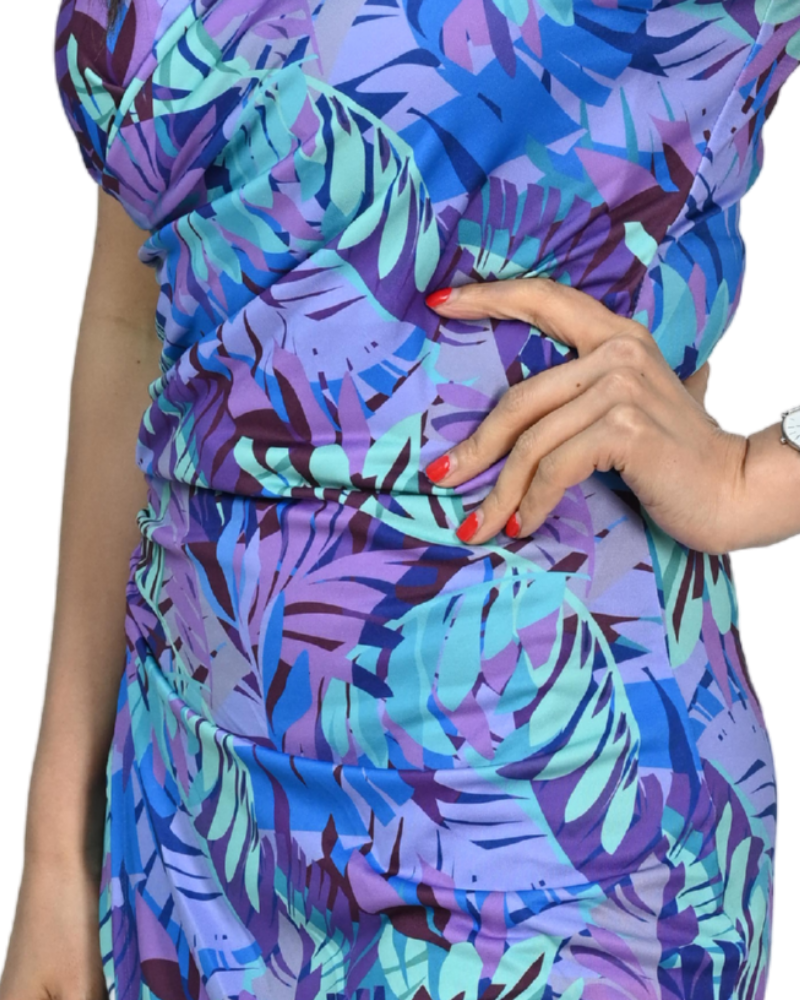Faux Wrap Dress - Fantastic Flora Print