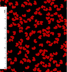 Classic Fit Wrap Dress, Sleeveless - Heart-Me Print