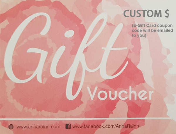Custom Value Gift Card
