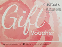 Custom Value Gift Card